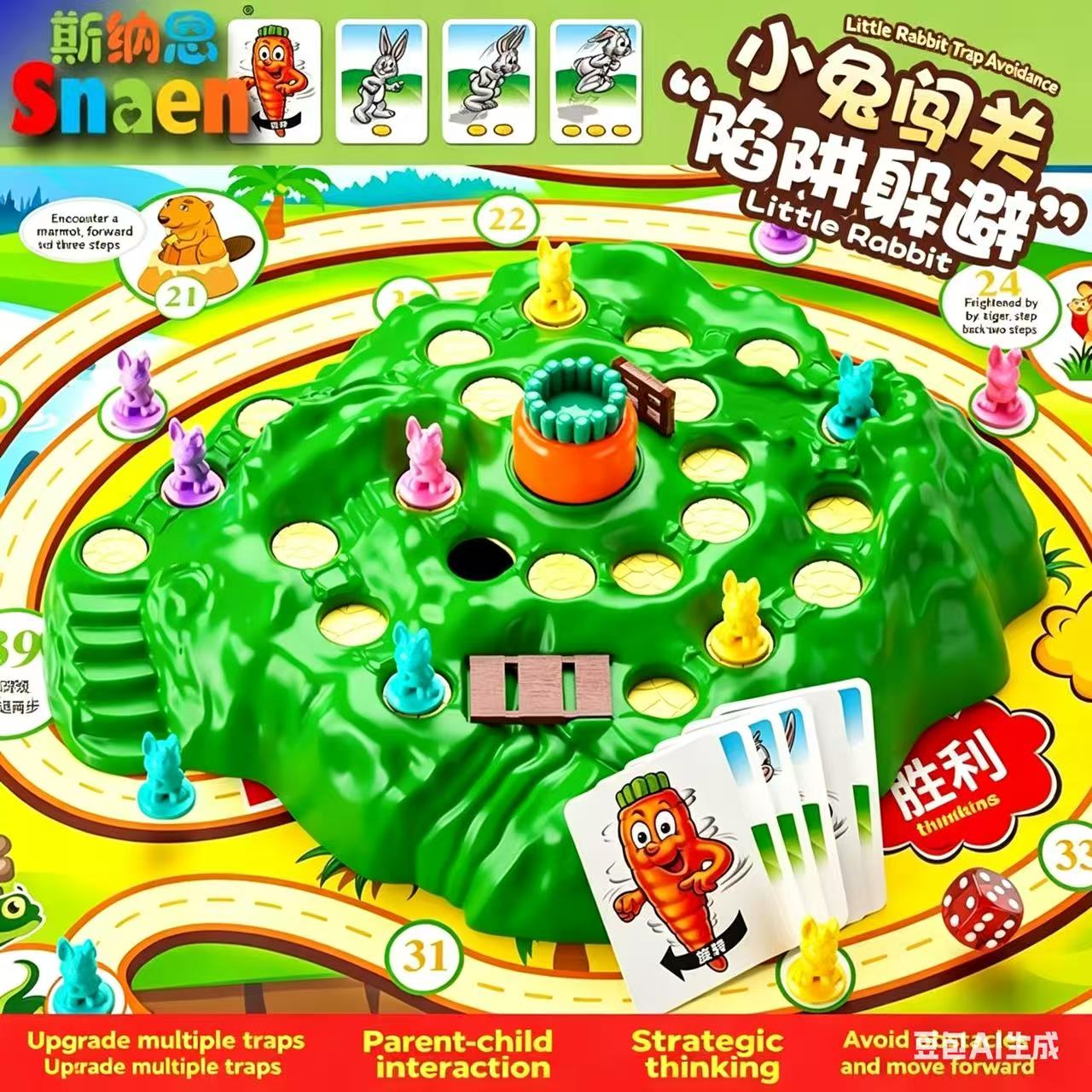 Board Game List - Хит продаж: Настольная игра-ловушка для кроликов,
