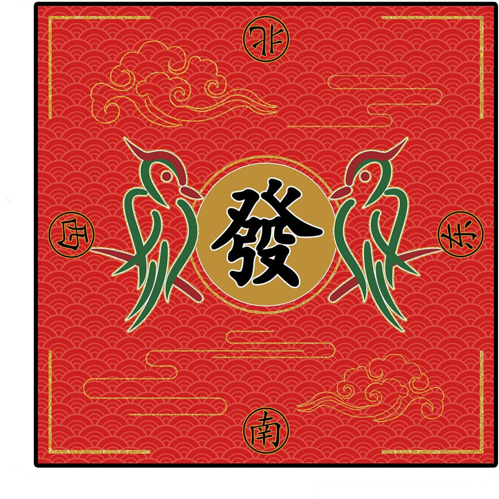 Board Game Card - Высококачественный резиновый коврик для маджонга, прочный,
