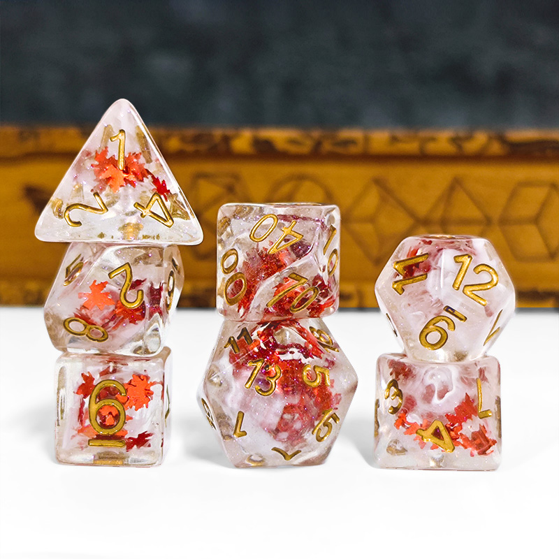 7 шт. DND кубики прозрачные см – обзор и цена Board Game List